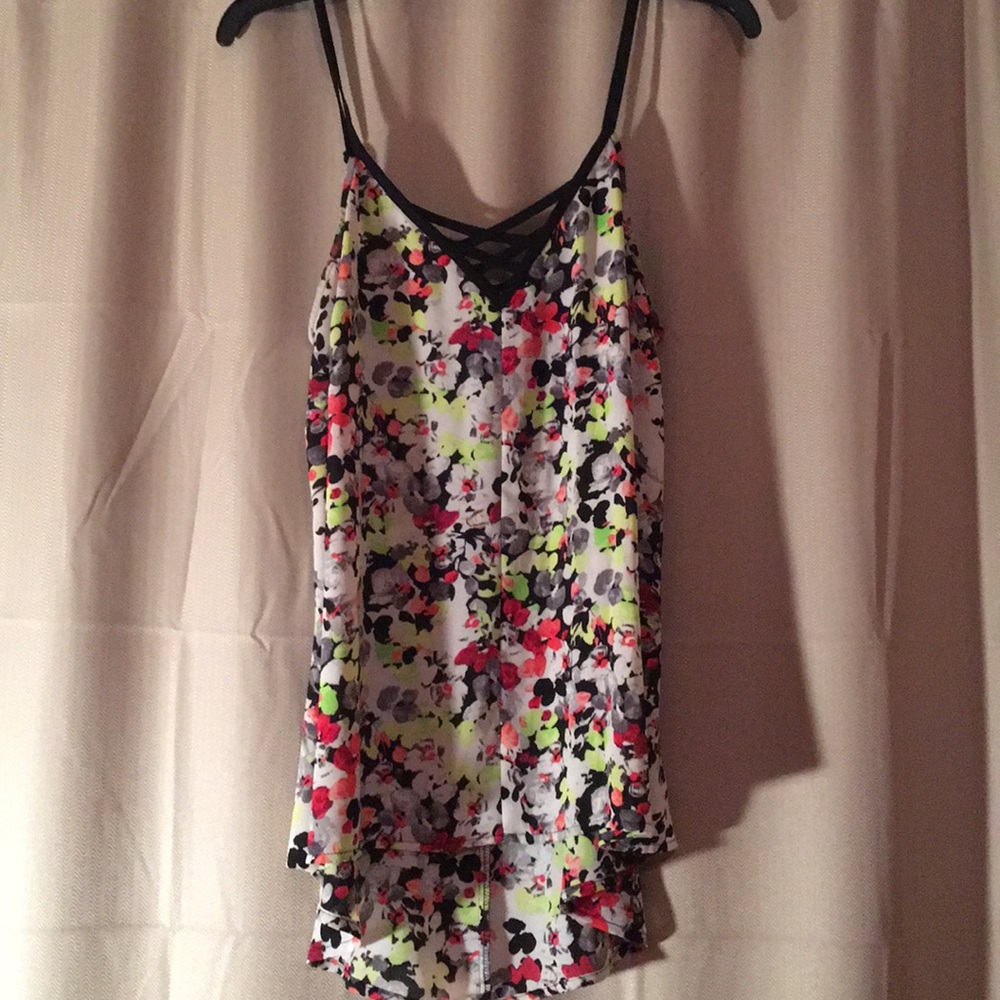Floral tank top